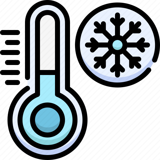 Weather, forecast, climate, cold, temperature, thermometer, snow icon - Download on Iconfinder