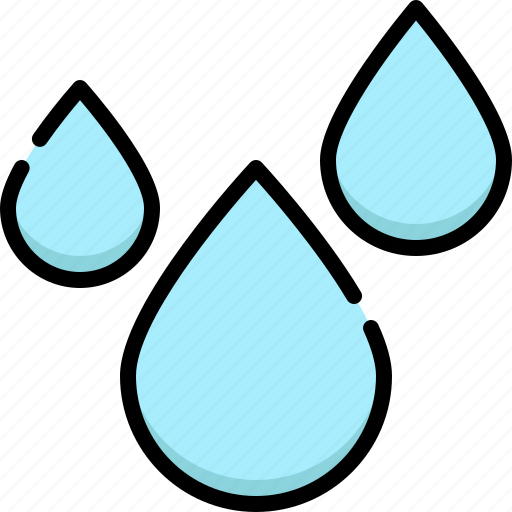 Weather, forecast, climate, raindrop, rain, rainy, water icon - Download on Iconfinder