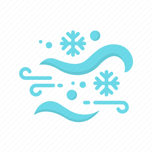 Blizzard, windy, winter, snow, cold, weather, cloud icon - Download on Iconfinder
