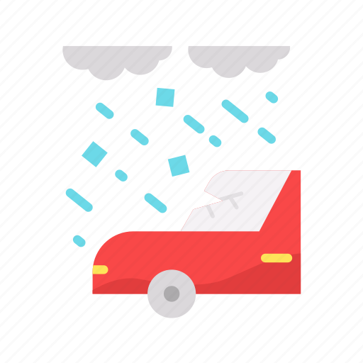 Hail, hailing, weather, cloudy, forecast, meteorology, winter icon - Download on Iconfinder