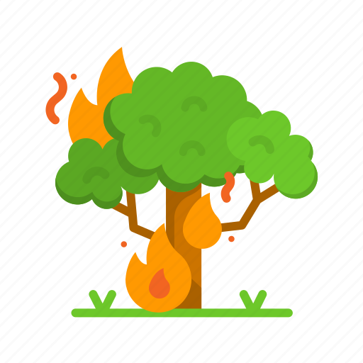 Wildfire, fires, disaster, flame, forest, tree, animal icon - Download on Iconfinder