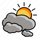 climate, cloud, cloudy, forecast, sun, sunny, weather