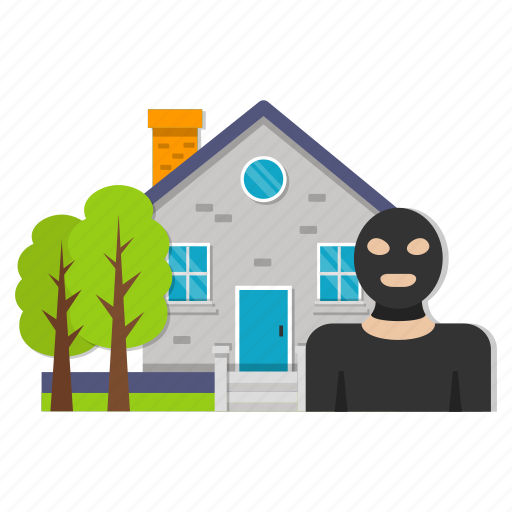 House, thief, burglar, breaking house, robber, robbing icon - Download on Iconfinder