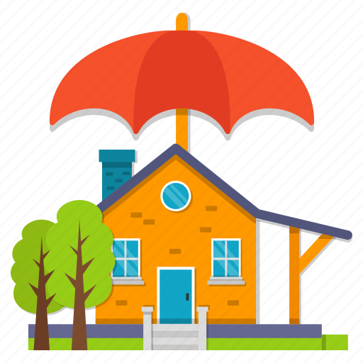House, home, insurance, property, safety, umbrella icon - Download on Iconfinder