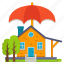 house, home, insurance, property, safety, umbrella 