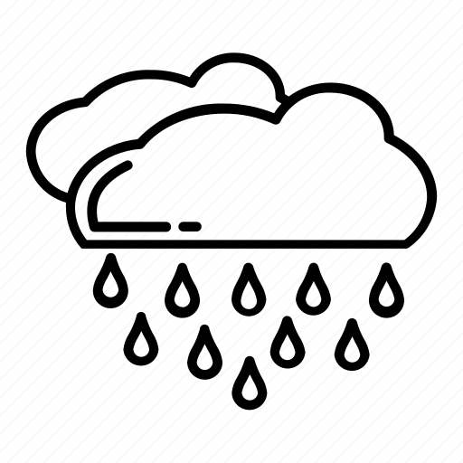 Climate, clouds, forecast, rain, rainy, water, weather icon - Download on Iconfinder