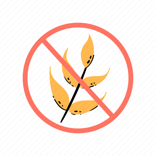 Gluten, free, toxic, allergen, cosmetic, food icon - Download on Iconfinder