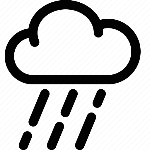 Rain, cloudy, rainy, weather icon - Download on Iconfinder