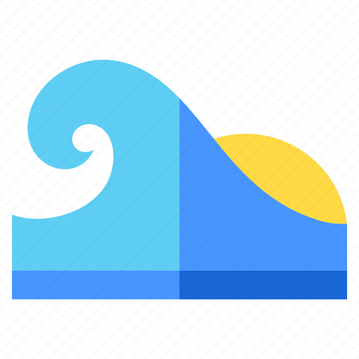 Beach, ocean, sea, surf, water, wave icon - Download on Iconfinder