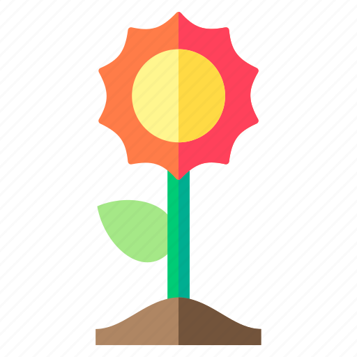 Floral, flower, leaf, nature, plant, sun, sunflower icon - Download on Iconfinder
