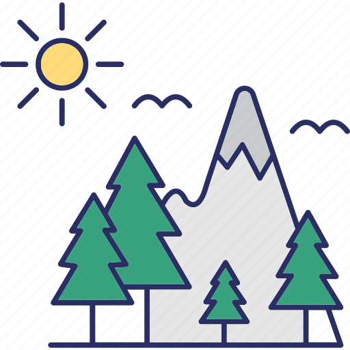 Forest, nature, landscape, tree, plant, green, ecology icon - Download on Iconfinder