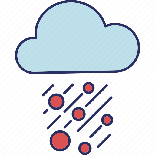 Hail, weather, cloud, rain, forecast, snow, nature icon - Download on Iconfinder