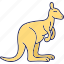 kangaroo, animal, wildlife, zoo, mammal, wild, australia, pet, nature 