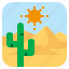 cactus, desert, landscape, sand 
