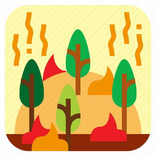 Fire, forest, nature, wild icon - Download on Iconfinder