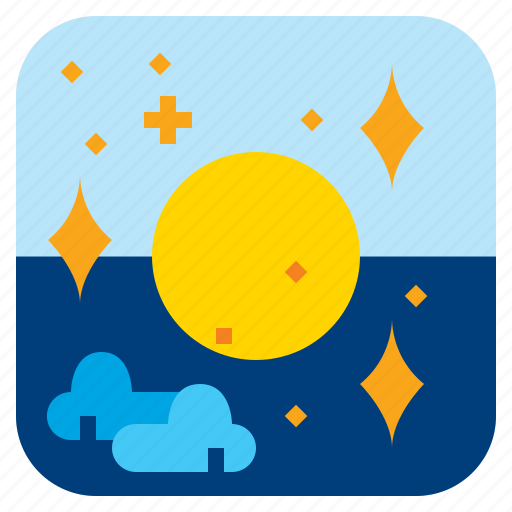 Cloud, nature, planet, star icon - Download on Iconfinder