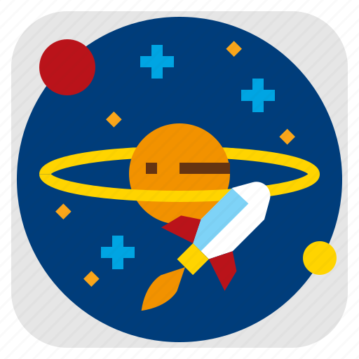 Planet, saturn, space, spacecraft icon - Download on Iconfinder