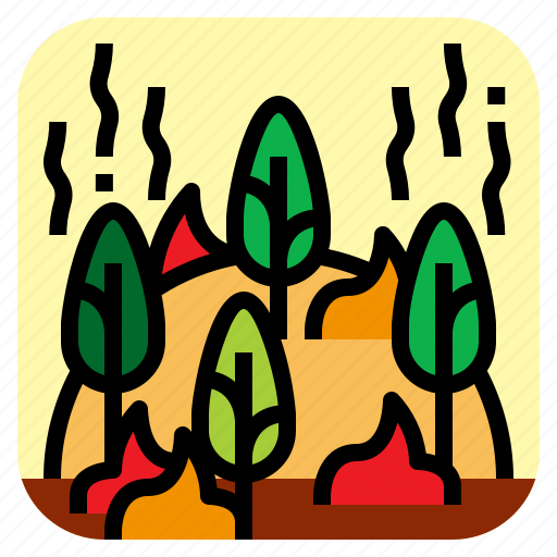 Fire, forest, nature, wild icon - Download on Iconfinder