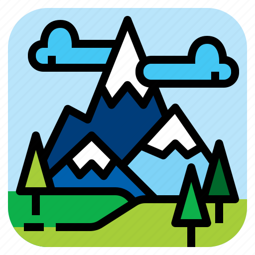 Landscpe, mountain, nature, snow icon - Download on Iconfinder