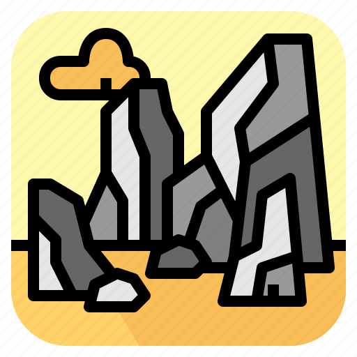 Landscape, nature, rock, stone icon - Download on Iconfinder