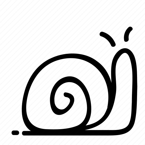 Doodle, nature, slow, snail icon - Download on Iconfinder