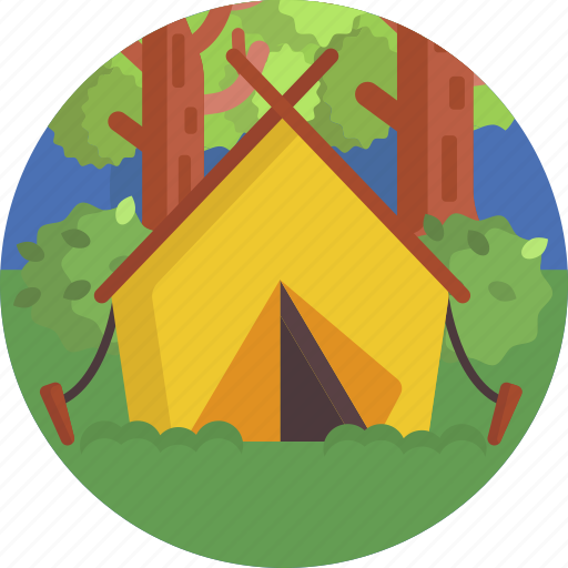 Camping, environment, forest, nature, outdoor, tent icon - Download on Iconfinder