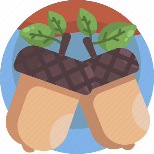 Acorn, eco, environment, forest, leaf, nature, tree icon - Download on Iconfinder