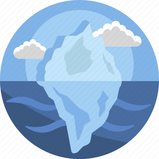 Cold, iceberg, nature, north pole, ocean, white, winter icon - Download on Iconfinder