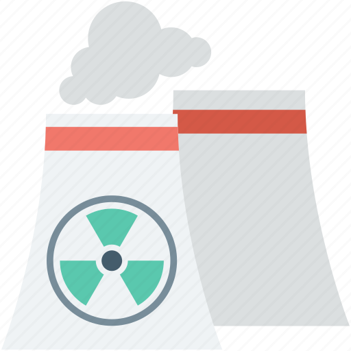Cooling tower, nuclear plant, power plant, power station, powerhouse icon - Download on Iconfinder