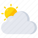 partly cloudy day, weather, forecast, meteorology, overcast