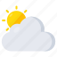 partly cloudy day, weather, forecast, meteorology, overcast 