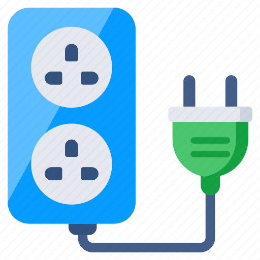 Extension cord, extension cable, hardware, switch cord, plug extension icon - Download on Iconfinder