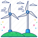windmill, wind turbines, wind generator, aerogenerator, wind energy