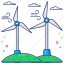 windmill, wind turbines, wind generator, aerogenerator, wind energy 
