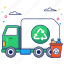 garbage truck, waste truck, trash truck, waste recycling, garbage recycling 