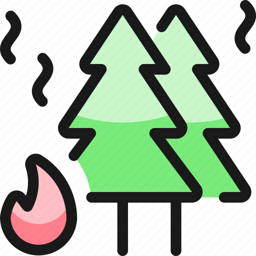 Trees, camp, fire icon - Download on Iconfinder