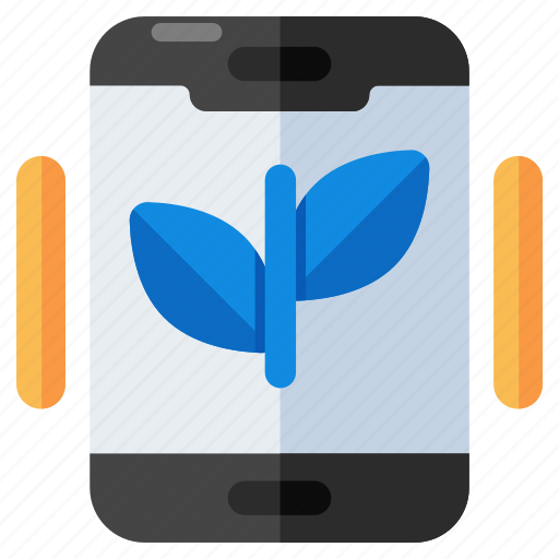 Mobile leaf, mobile eco, mobile ecology, eco app, online leaf icon - Download on Iconfinder