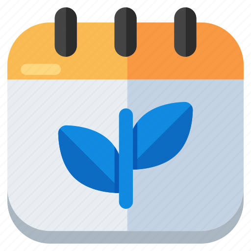Spring calendar, schedule, daybook, datebook, almanac icon - Download on Iconfinder