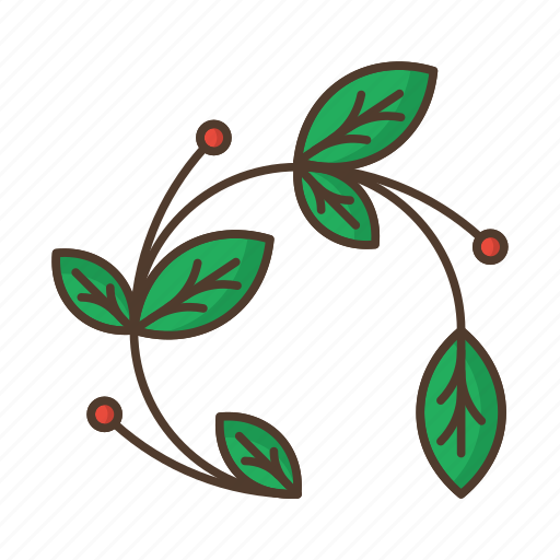 Berries, branch, floral, garden, leafage, nature, plant icon - Download on Iconfinder
