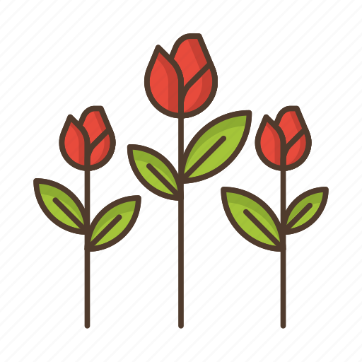 Floral, flower, garden, leaf, nature, plant, roses icon - Download on Iconfinder