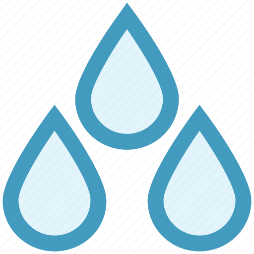 Drops, nature, rain drops, water drops, weather, wet icon - Download on Iconfinder