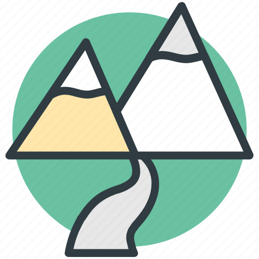 Environment, lake, mountains, nature, sky icon - Download on Iconfinder