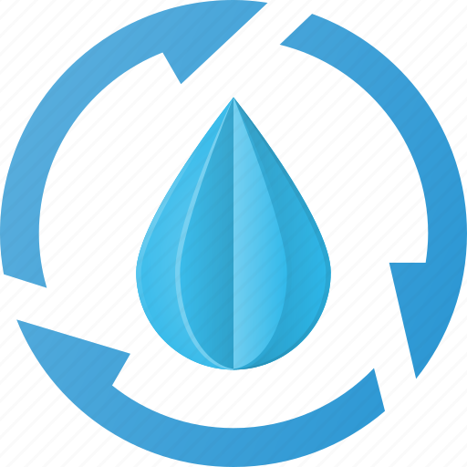 Clean, drop, recycle, water icon - Download on Iconfinder