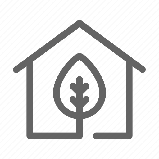 Eco, green, house, leaf icon - Download on Iconfinder