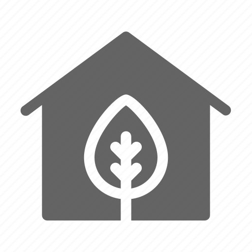 Eco, green, house, leaf icon - Download on Iconfinder