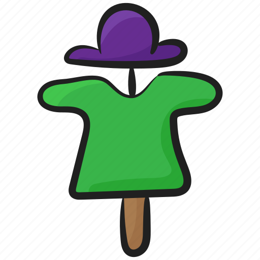 Bugaboo, field scarecrow, scarecrow, scary person, strawman icon - Download on Iconfinder