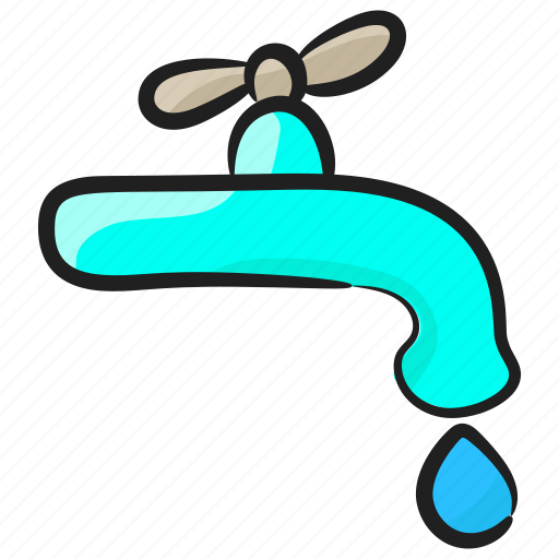 Bathroom tap, sanitation, water faucet, water supply, water tap icon - Download on Iconfinder