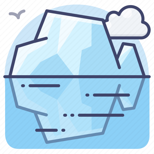 Glacier, iceberg, landscape, polar icon - Download on Iconfinder