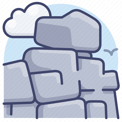 Ridge, rock, rocks, stone icon - Download on Iconfinder