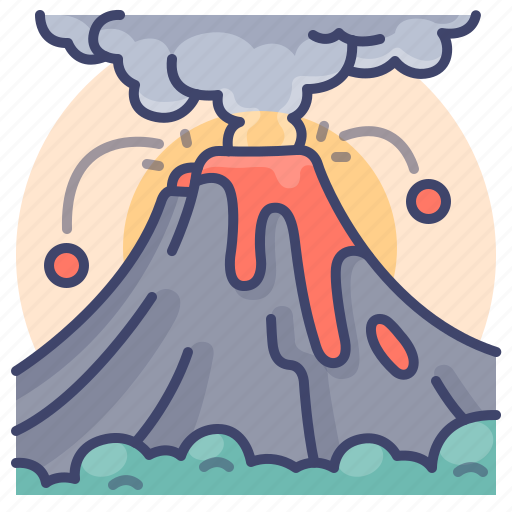 Disaster, eruption, nature, volcano icon - Download on Iconfinder